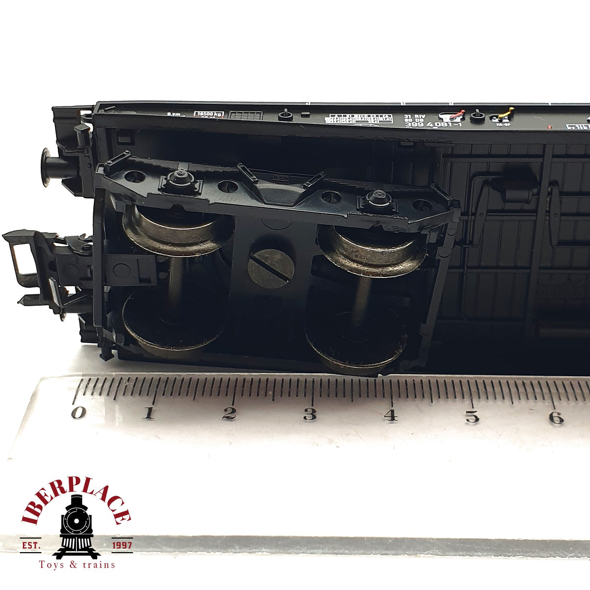 ♻️ 2da mano - Märklin vagón plataforma con tanque de guerra DB 399 H0 escala 1:87 A11