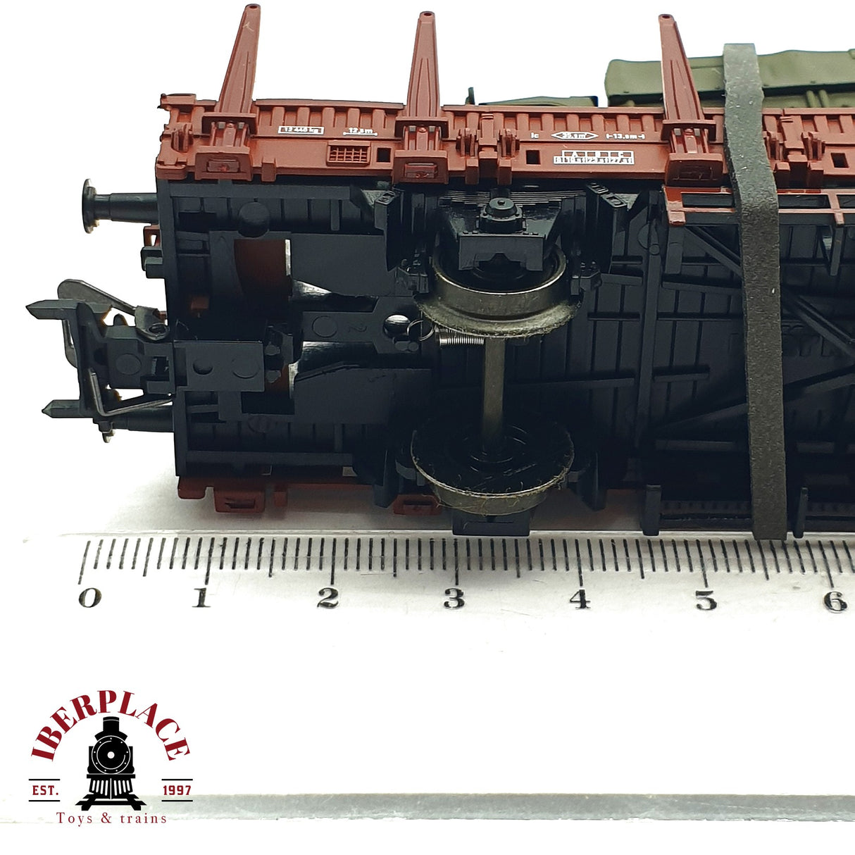 ♻️ 2da mano - Märklin vagón telero con coches militares EUROP DB H0 escala 1:87 A11