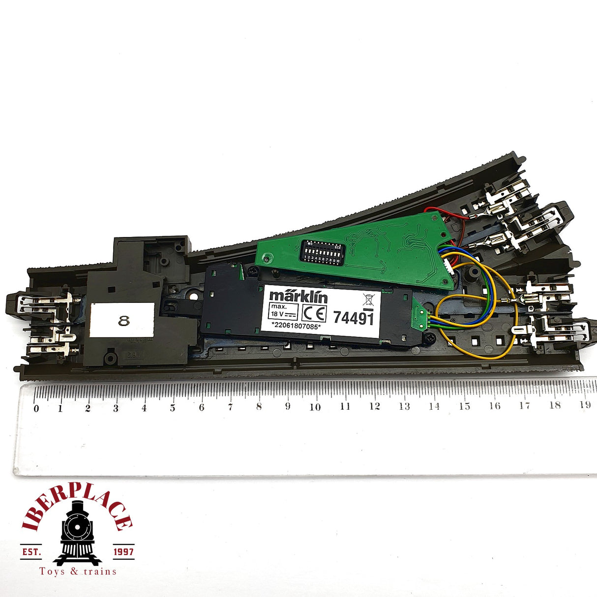 ♻️ 2da mano - Märklin 20612 desvió a la derecha con decoder tipo C H0 escala 1:87 A11 3/3