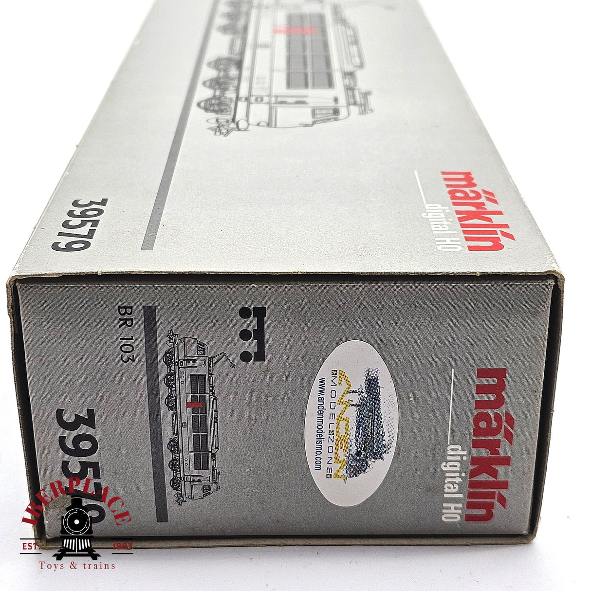 ♻️ 2da mano - AC Märklin 39579 Digital Locomotora BR 103 DB H0 escala 1:87 A16