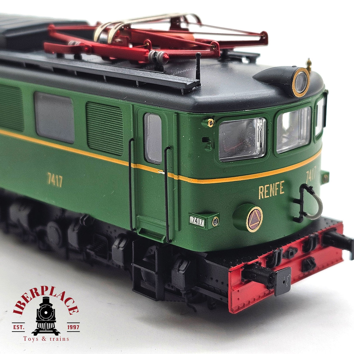 ♻️ 2da mano - AC IBERTREN 42041 locomotora 7400 RENFE RN Ep III H0 escala 1:87 A16
