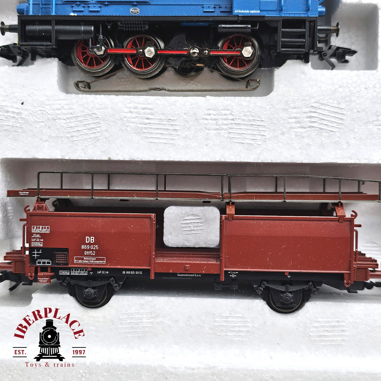 ♻️ 2da mano - AC Märklin 28631 set de tren autotransporte de coches Volkswagen DB H0 escala 1:87 A16