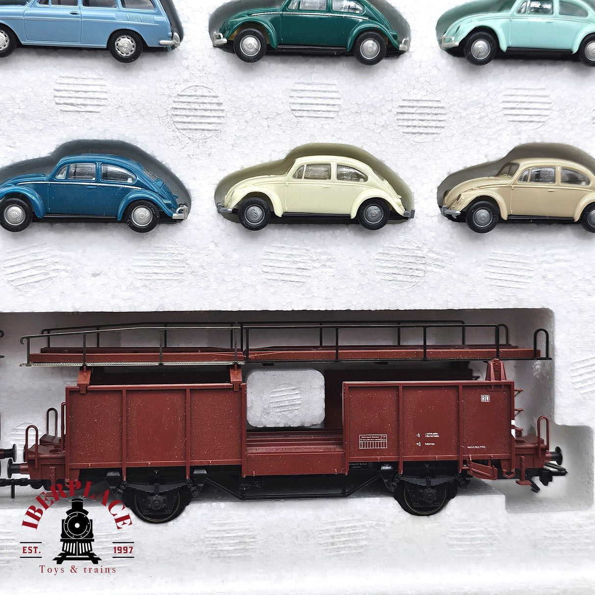 ♻️ 2da mano - AC Märklin 28631 set de tren autotransporte de coches Volkswagen DB H0 escala 1:87 A16
