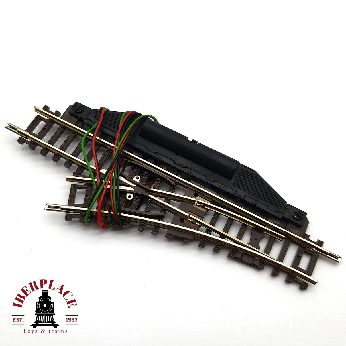 ♻️ 2da mano - Roco 22249 Desvió eléctrico izquierdo N escala 1:160 AN10 5/7