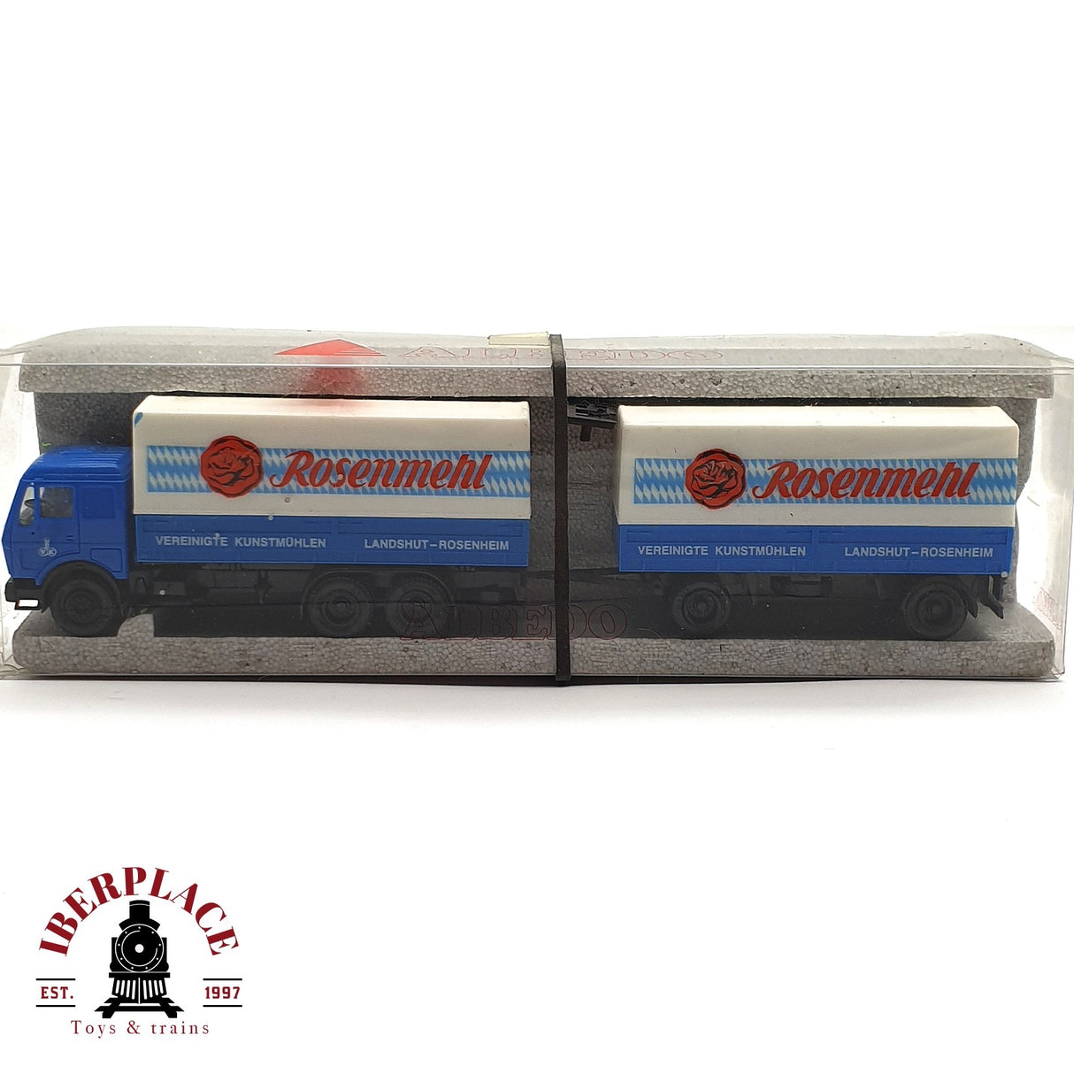 ♻️ 2da mano - Albedo Camión Rosenmehl Mercedes MB H0 escala 1:87 ADT03
