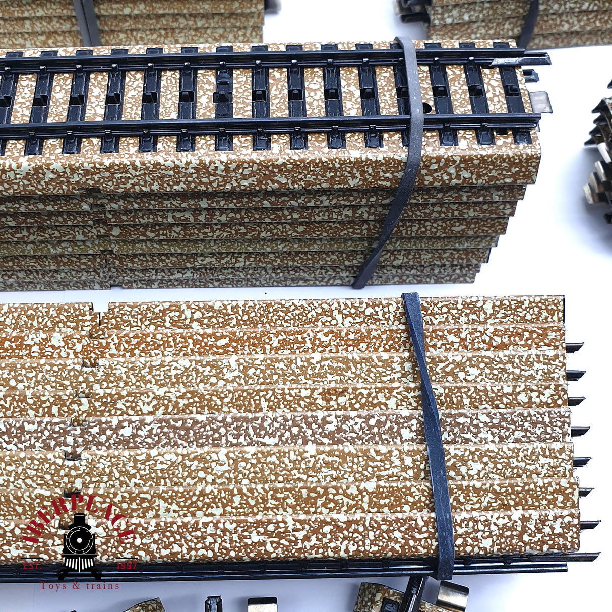 ♻️ 2da mano - Märklin 41x vías rectas curvas desvíos sistema M H0 escala 1:87 ADT03