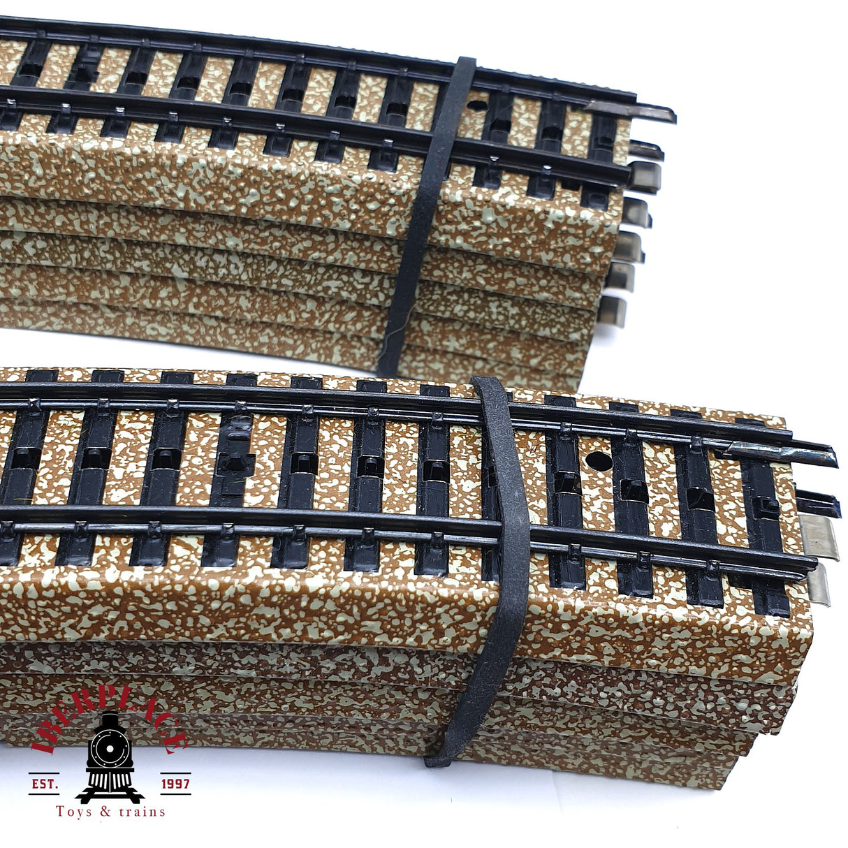 ♻️ 2da mano - Märklin 41x vías rectas curvas desvíos sistema M H0 escala 1:87 ADT03