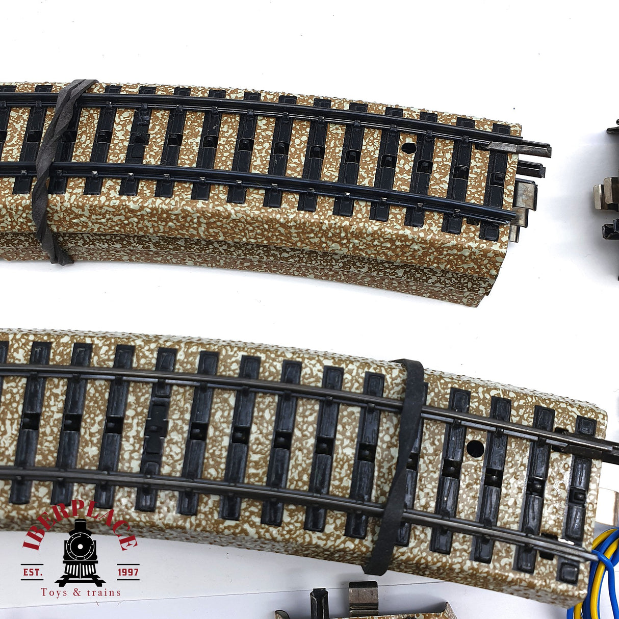 ♻️ 2da mano - Märklin 61x vías rectas curvas desvíos sistema M H0 escala 1:87 ADT03