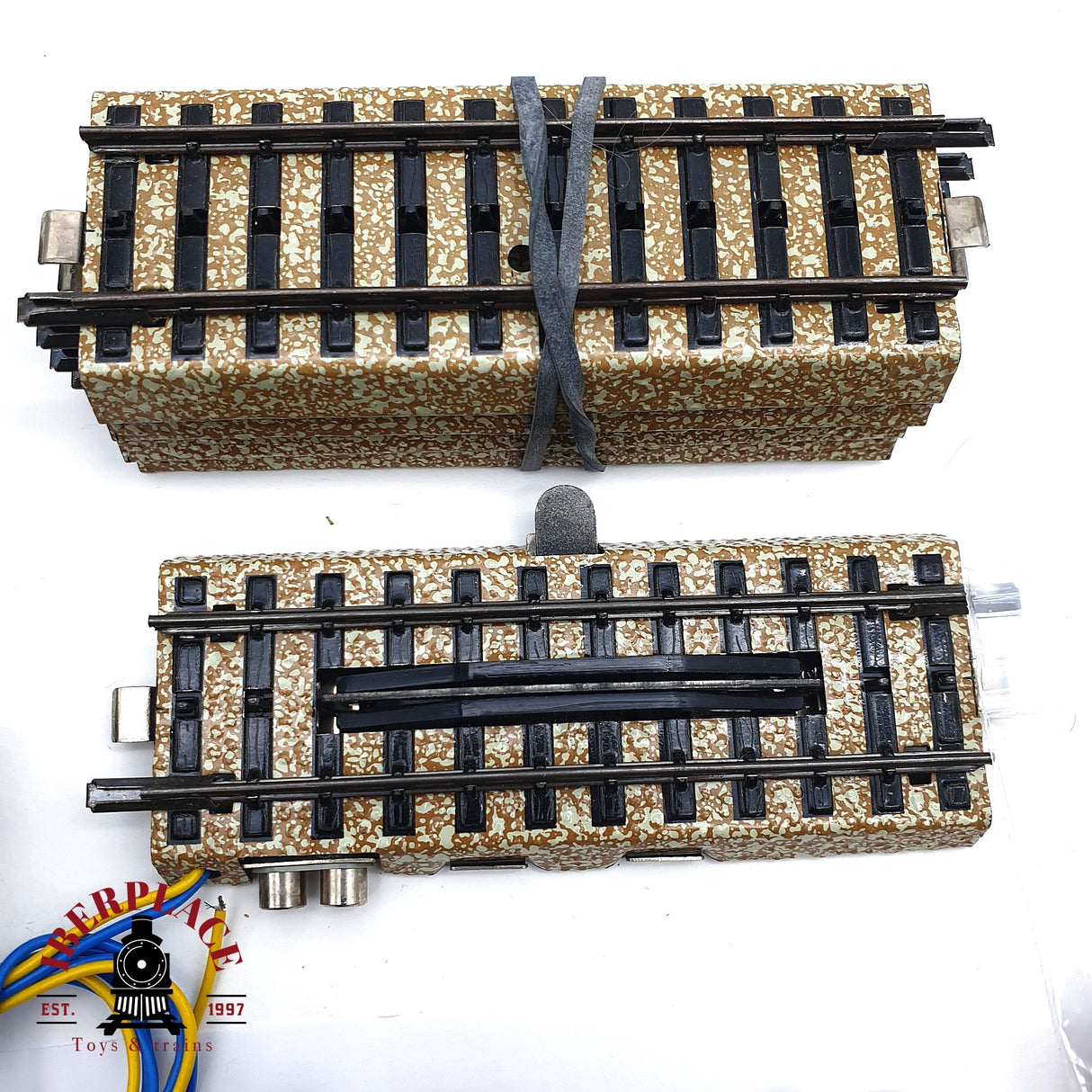 ♻️ 2da mano - Märklin 61x vías rectas curvas desvíos sistema M H0 escala 1:87 ADT03