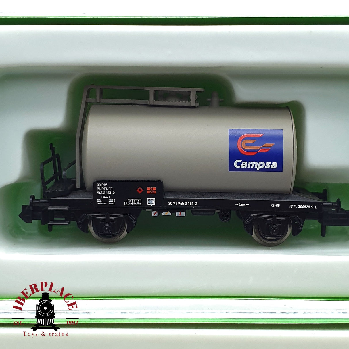 ♻️ 2da mano - 2x Arnold 6174 6175 Cisternas Cepsa Campsa RENFE N escala 1:160 AN10 2/2