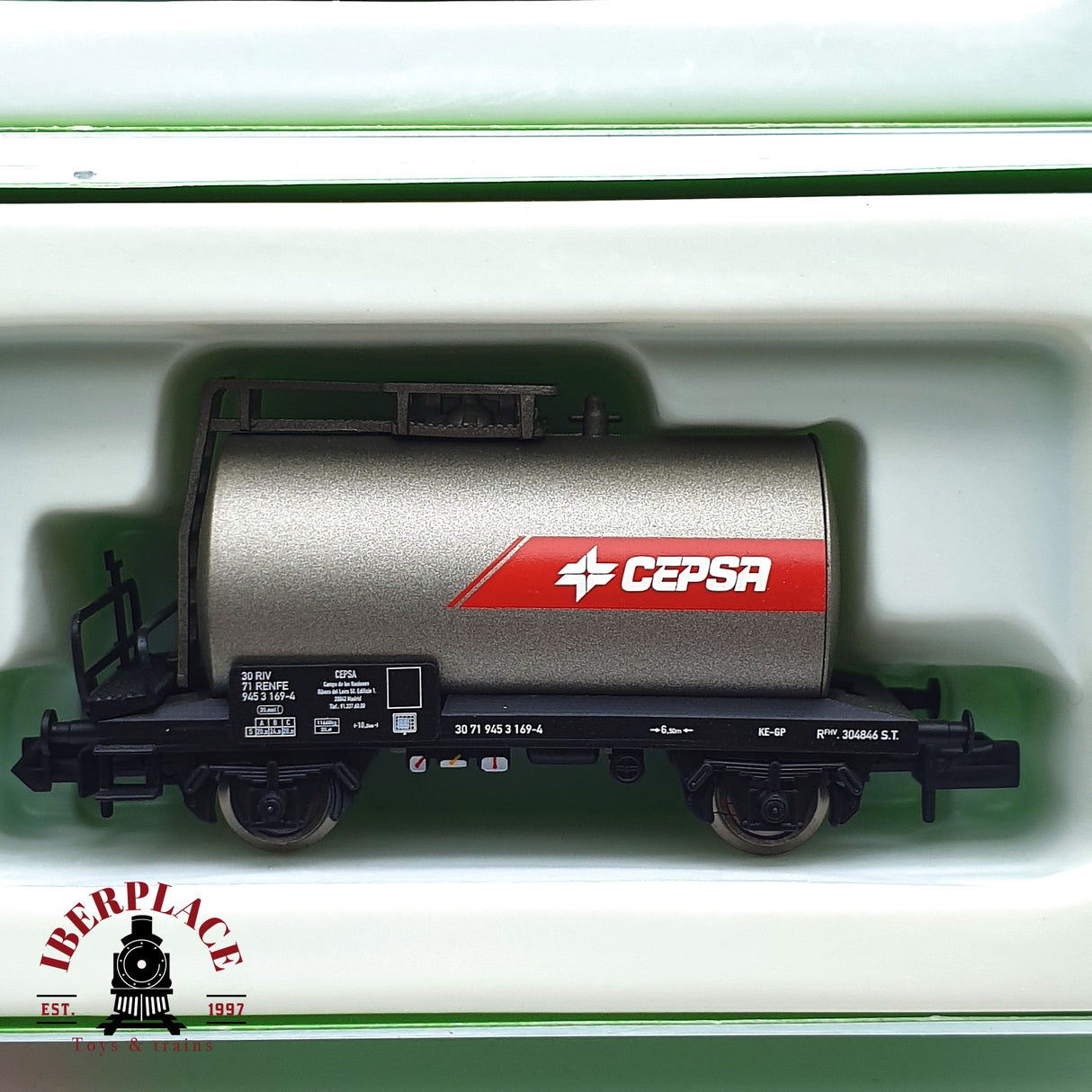 ♻️ 2da mano - 2x Arnold 6174 6175 Cisternas Cepsa Campsa RENFE N escala 1:160 AN10 2/2