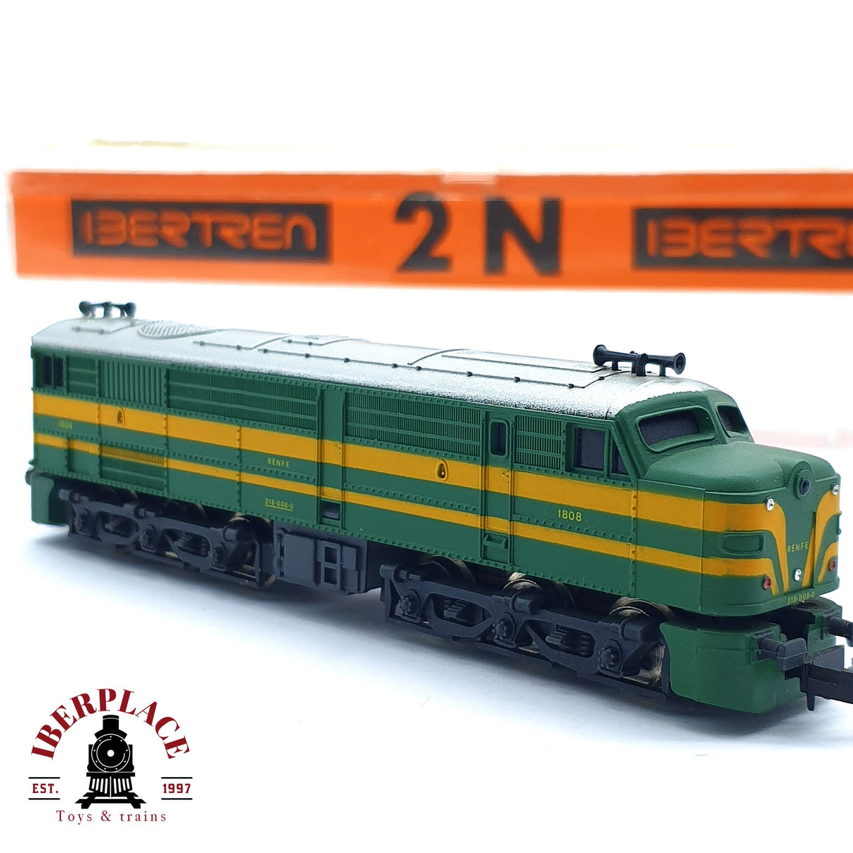 ♻️ 2da mano - Ibertren 976 Locomotora RENFE 318 008-0 N escala 1:160 AN10