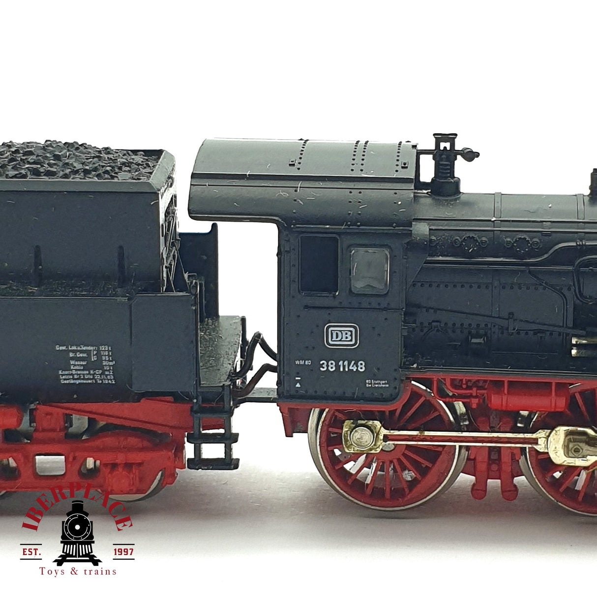 ♻️ 2da mano - DEFECTUOSO Fleischmann 7162 Locomotora BR 38 DB restaurar N escala 1:160 ADT03