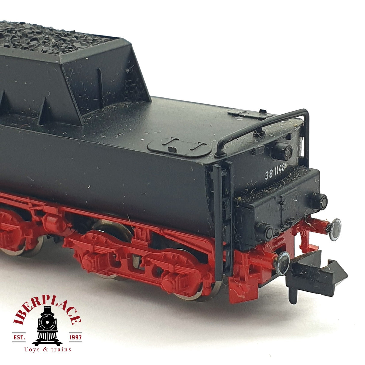 ♻️ 2da mano - DEFECTUOSO Fleischmann 7162 Locomotora BR 38 DB restaurar N escala 1:160 ADT03