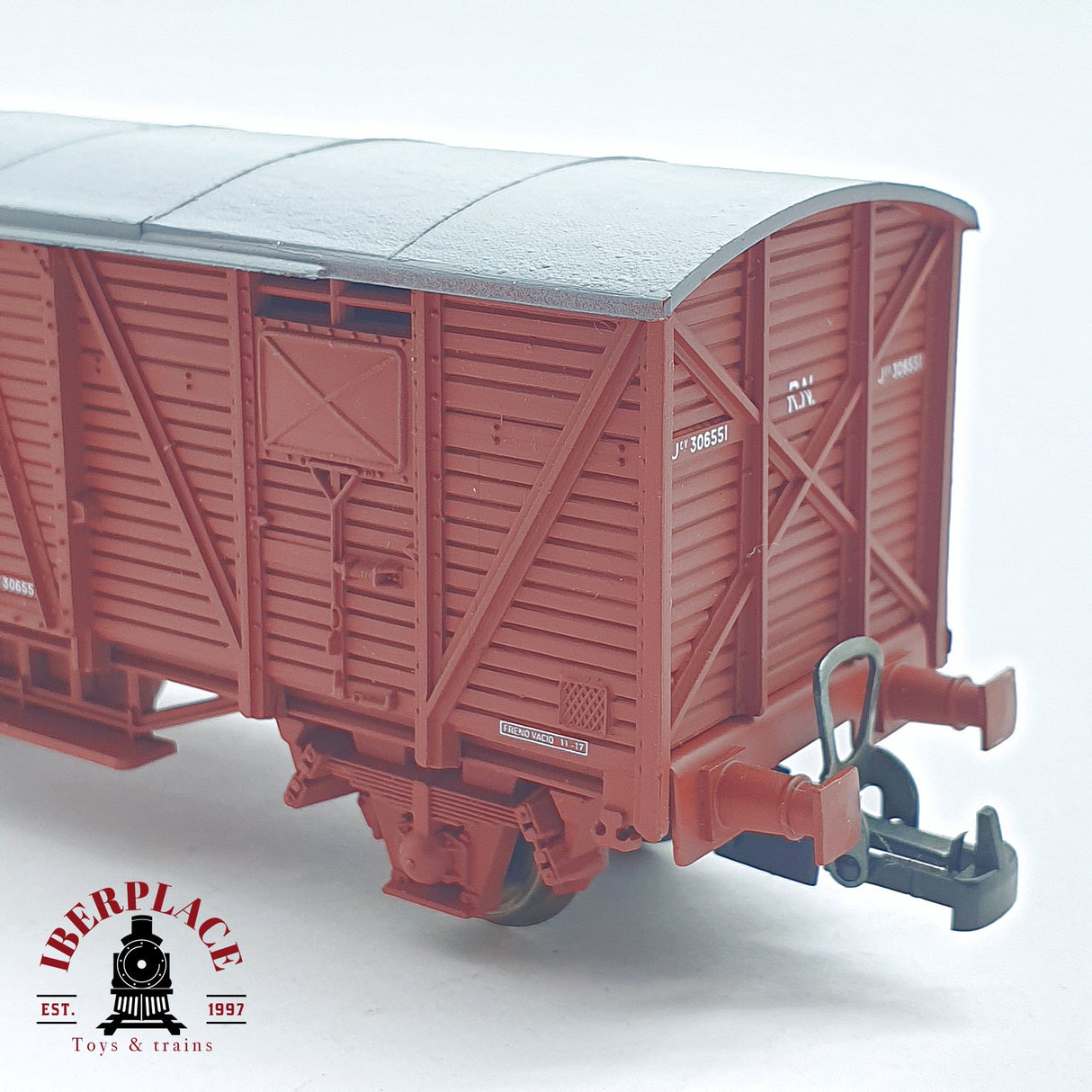 ♻️ 2 mano - Electrotren 1343 Furgón RENFE DV 339937 H0 escala 1:87 AH05