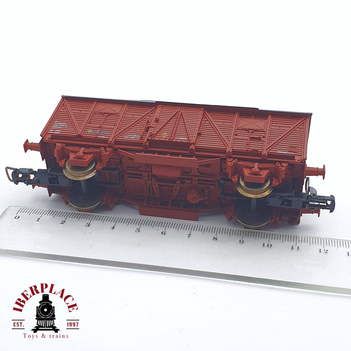 ♻️ 2 mano - Electrotren 1343 Furgón RENFE DV 339937 H0 escala 1:87 AH05