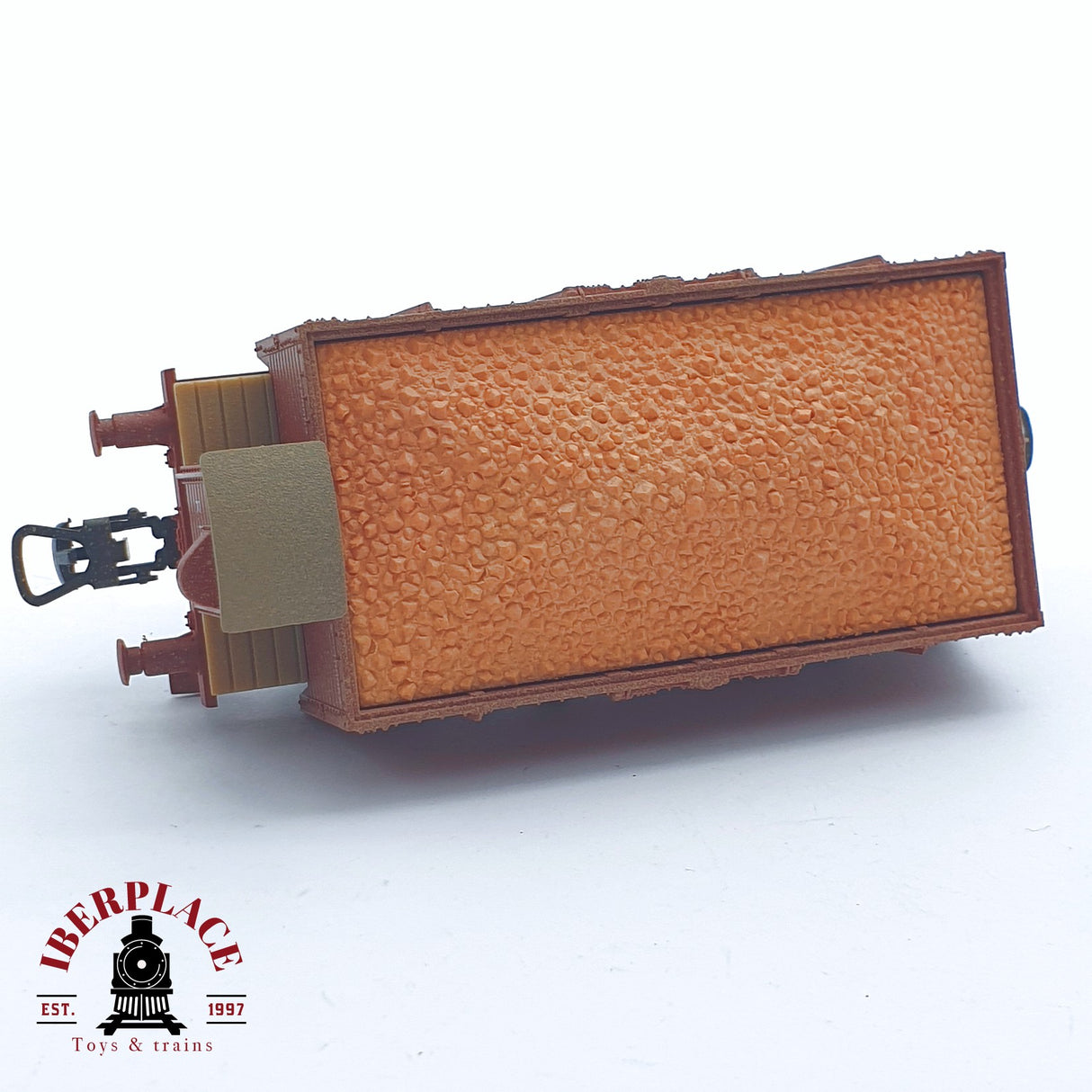 ♻️ 2 mano - Electrotren 1928 vagón envejecido con gravilla RENFE H0 escala 1:87 AH05