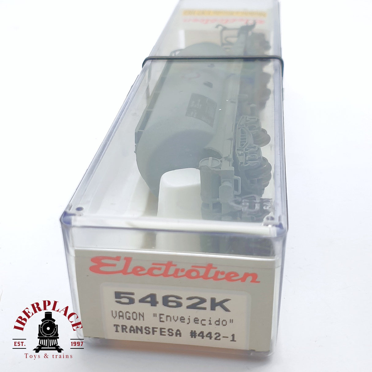 ♻️ 2 mano - Electrotren 5462K vagón envejecido Transfesa RENFE H0 escala 1:87 AH05 2/2
