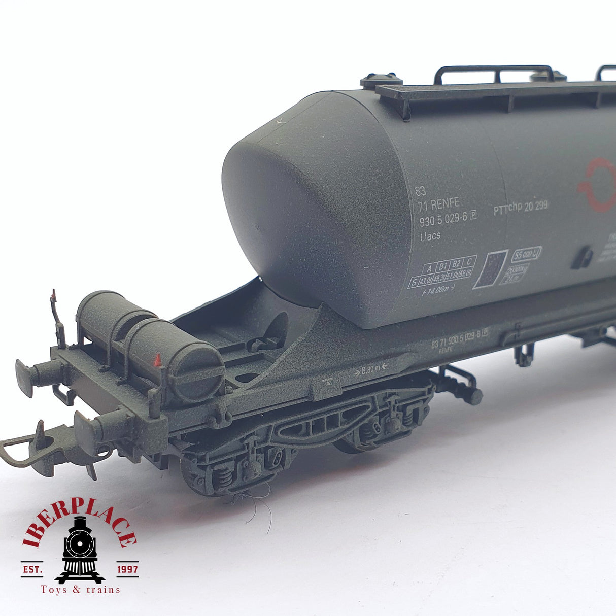 ♻️ 2 mano - Electrotren 5406K vagón tolva cemento envejecido RENFE H0 escala 1:87 AH05