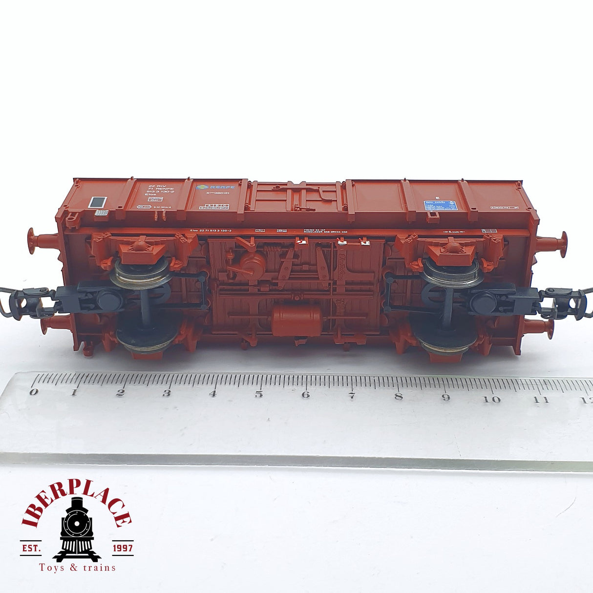 ♻️ 2 mano - Electrotren 1251 vagón con carbón X1 Elos RENFE H0 escala 1:87 AH05 2/2