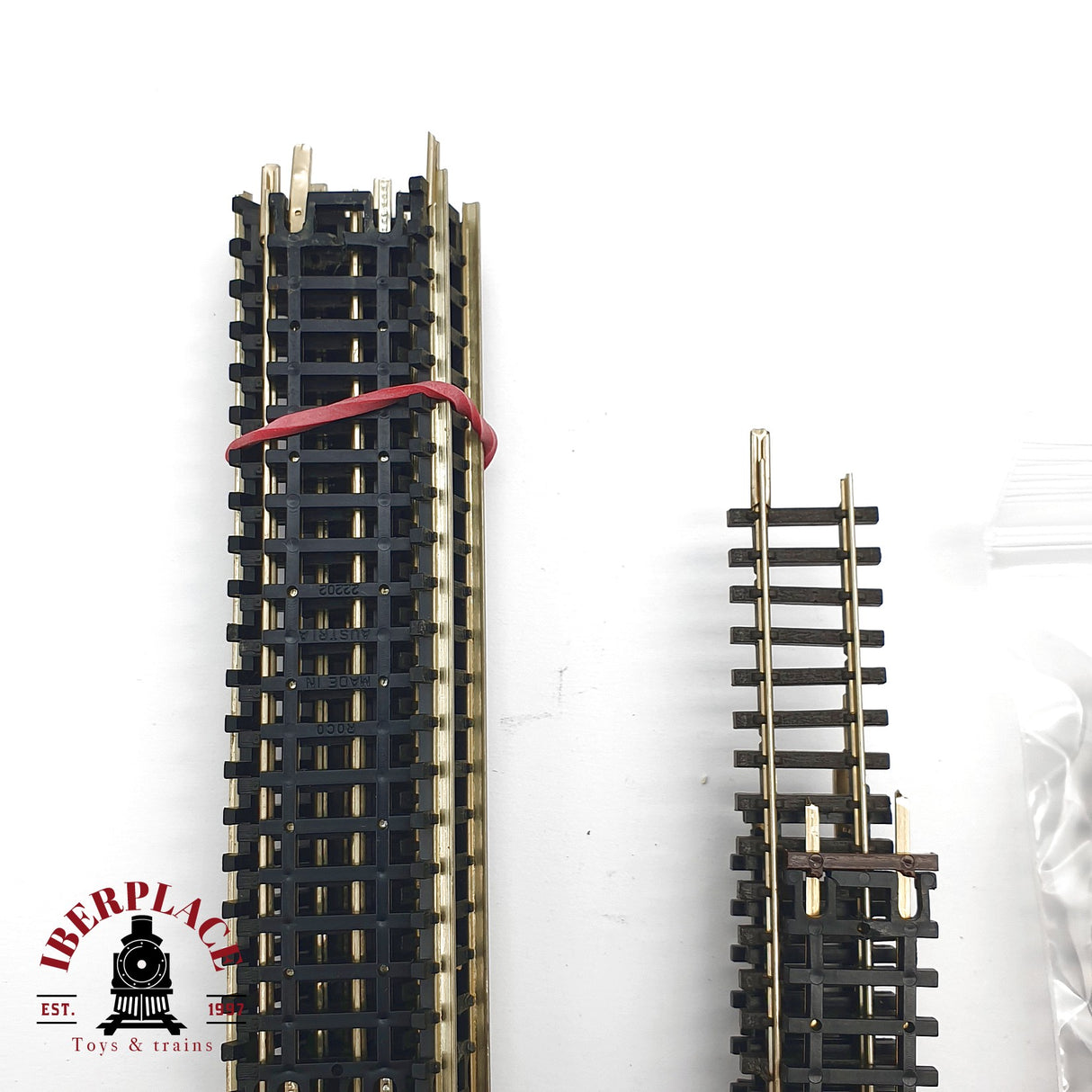 ♻️ 2da mano - Roco 57x 22202 22203 vías rectas y curvas N escala 1:160 AN10