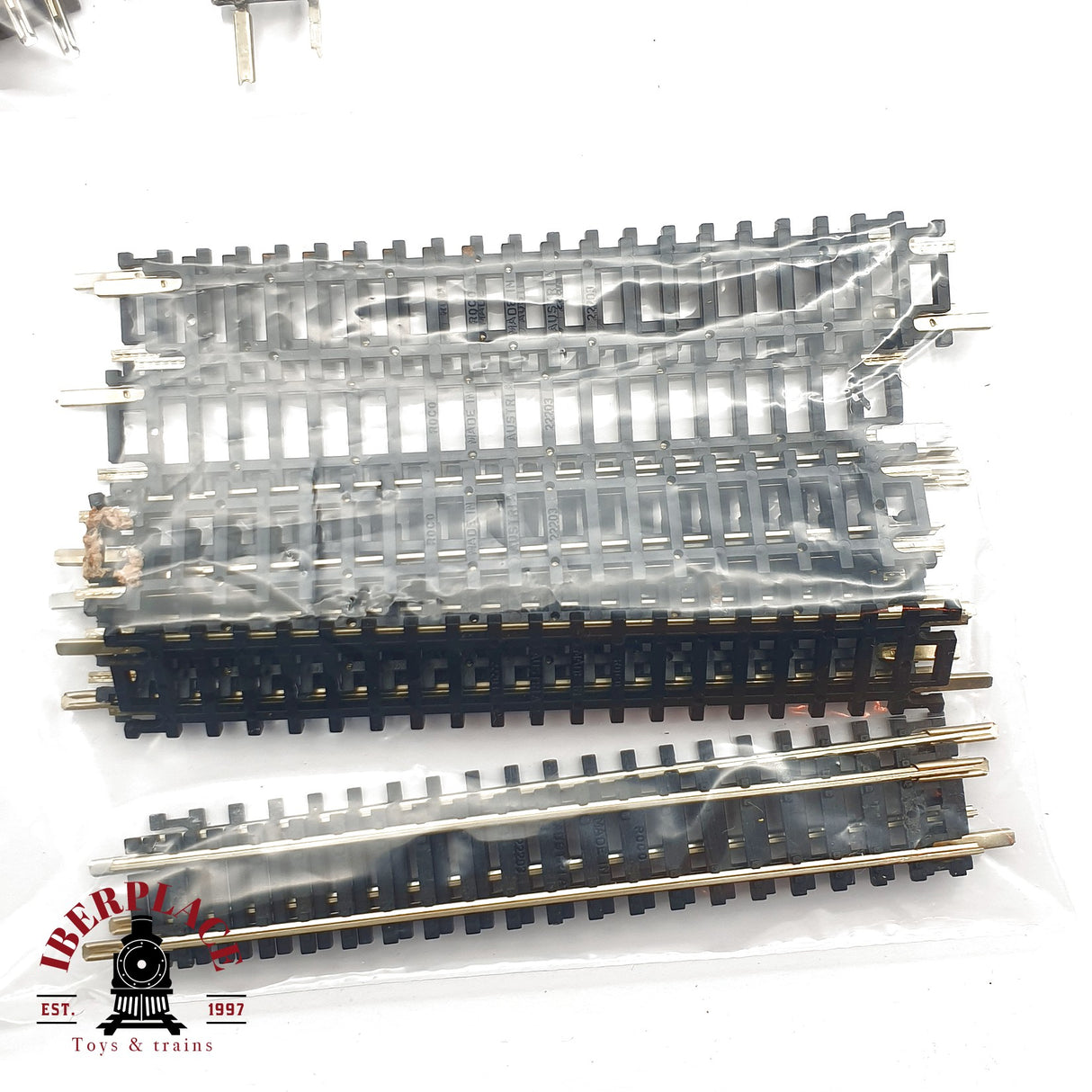 ♻️ 2da mano - Roco 57x 22202 22203 vías rectas y curvas N escala 1:160 AN10