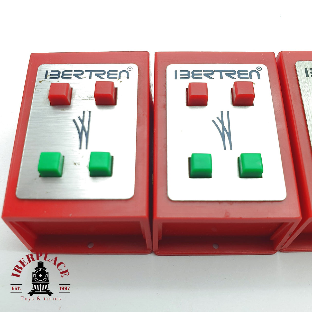 ♻️ 2da mano - IBERTREN 3x pupitres de mando para desvíos N escala 1:160 AN10