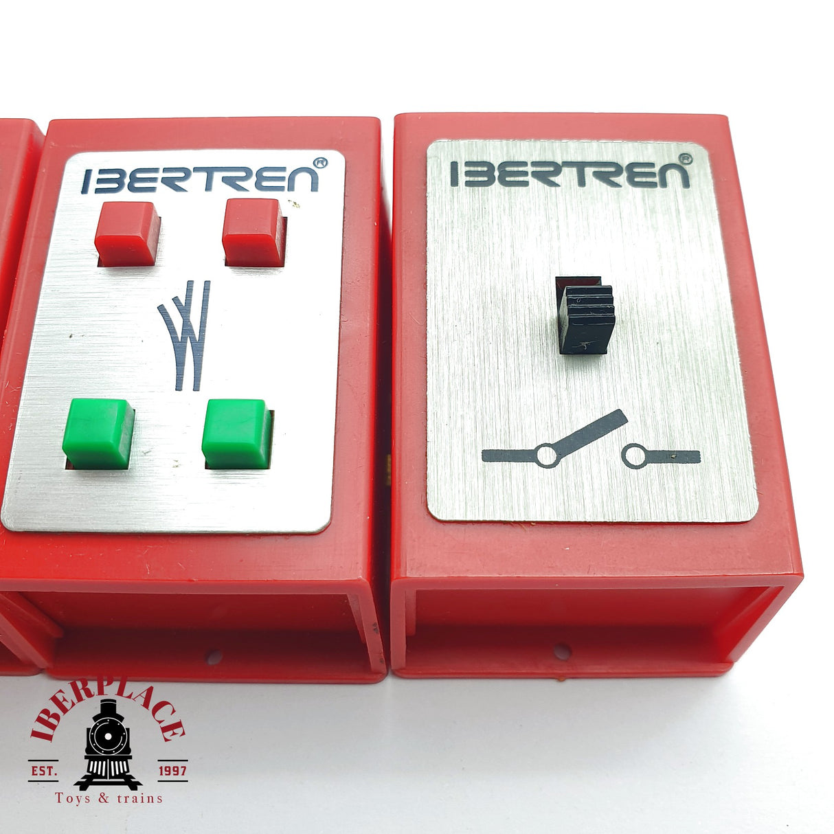 ♻️ 2da mano - IBERTREN 3x pupitres de mando para desvíos N escala 1:160 AN10