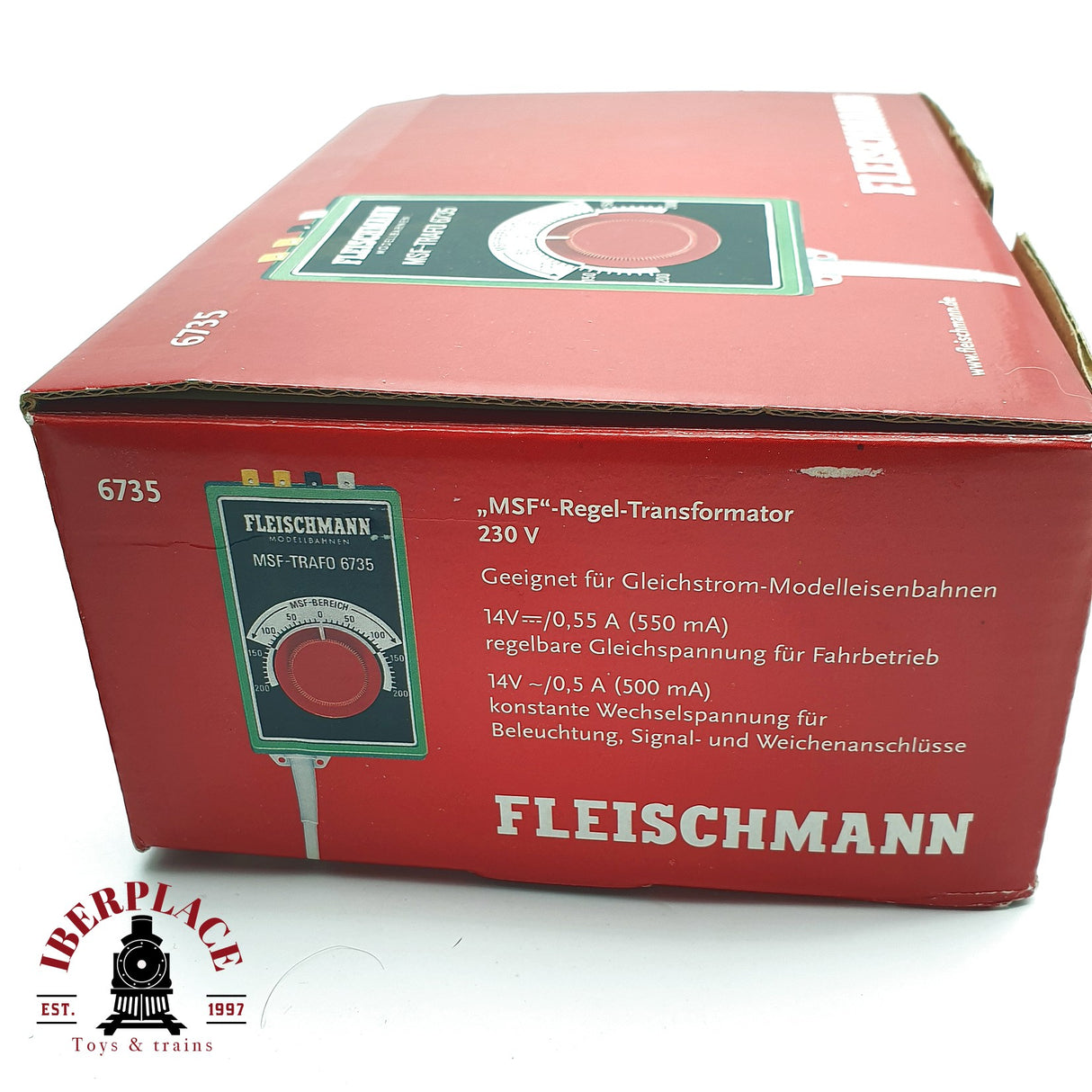 ♻️ 2da mano - Fleischmann 6735 Transformador 230V 14V N escala 1:160 AN10