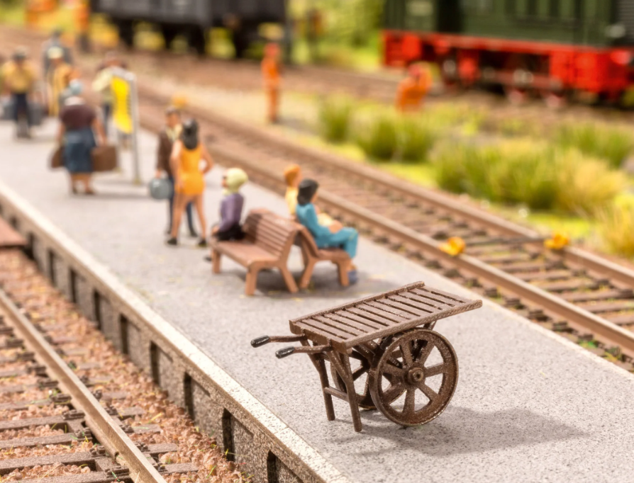 🧨 Liquidación – Noch 13700 plataforma rodante carretilla 2.2 x 1.2 cm H0 escala 1:87