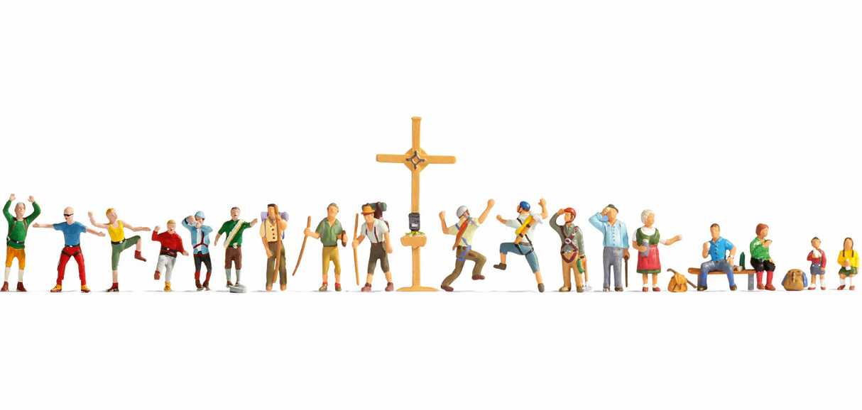 1:87 Noch 16140 In den Bergen Conjunto XL "En las montañas" Diorama Figuras H0 escala