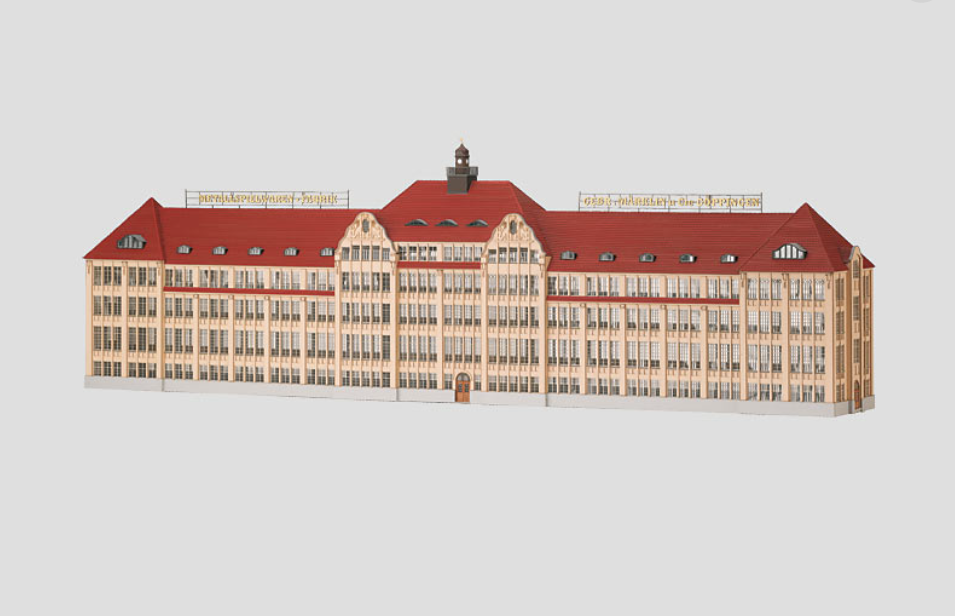 ♻️ Märklin 72150 Kit de construcción de la planta de Märklin en la Stuttgart Straße de Göppingen. H0 escala 1:87 E19