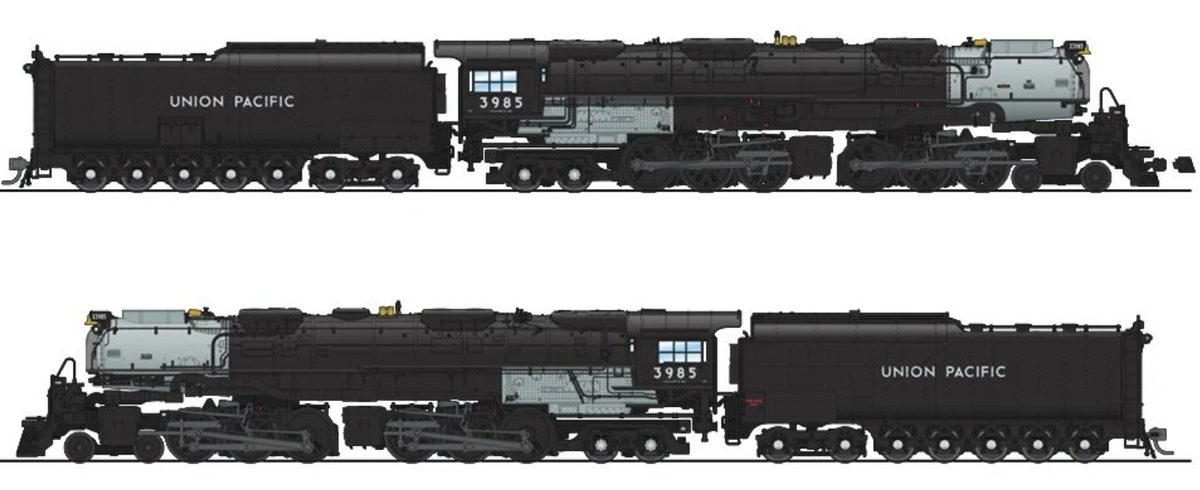 ♻️✨ Broadway Limited 4985 HO Union Pacific 4-6-6-4 Challenger Locomotive #3985 Escala H0 1:87
