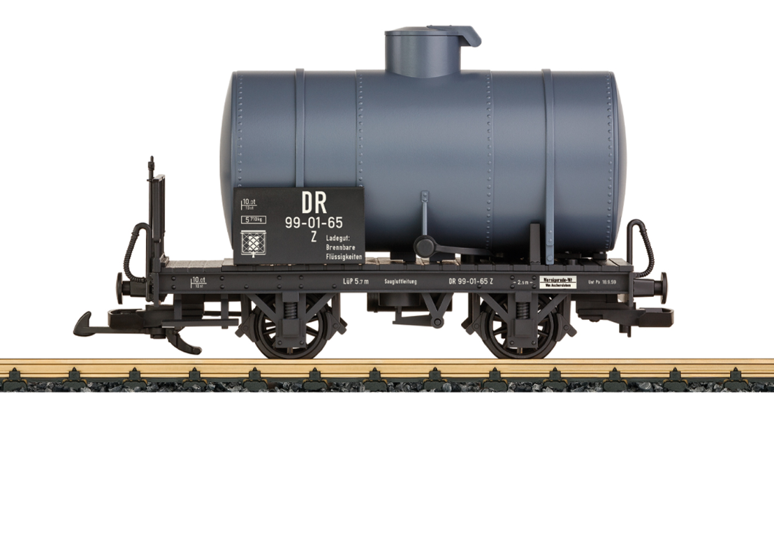 L.G.B 40556 Vagón mercancía cisterna DR gris escala G