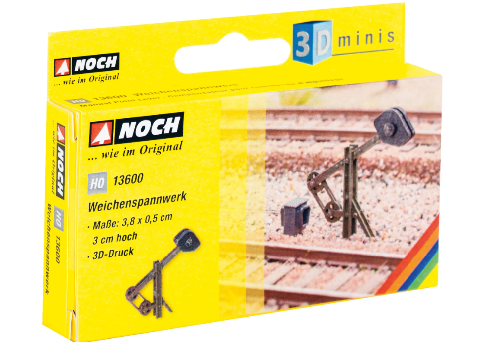 🧨 Liquidación – Noch 13600 Instalación tensora de desvíos 2.8 x 0.4 cm H0 escala 1:87
