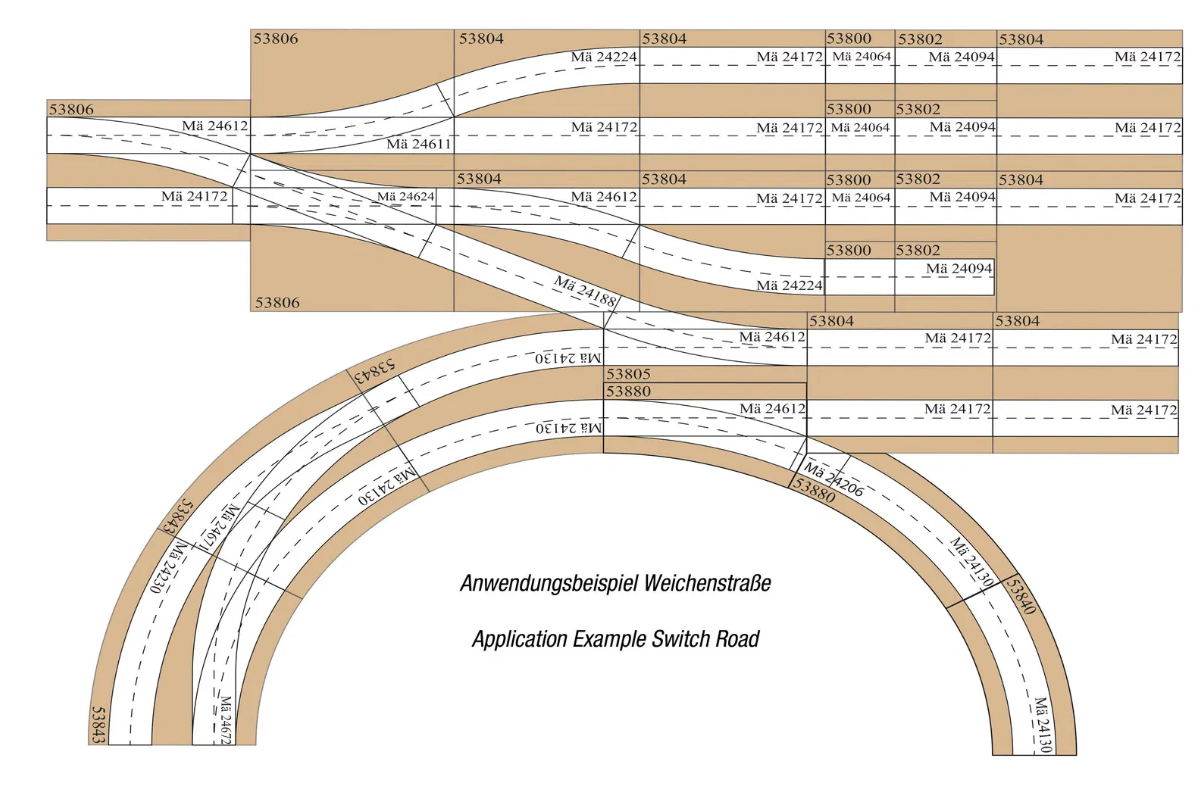 🧨 Liquidación – Noch 53881 Trayectoria recta 94 mm easy TRACK H0 escala 1:87