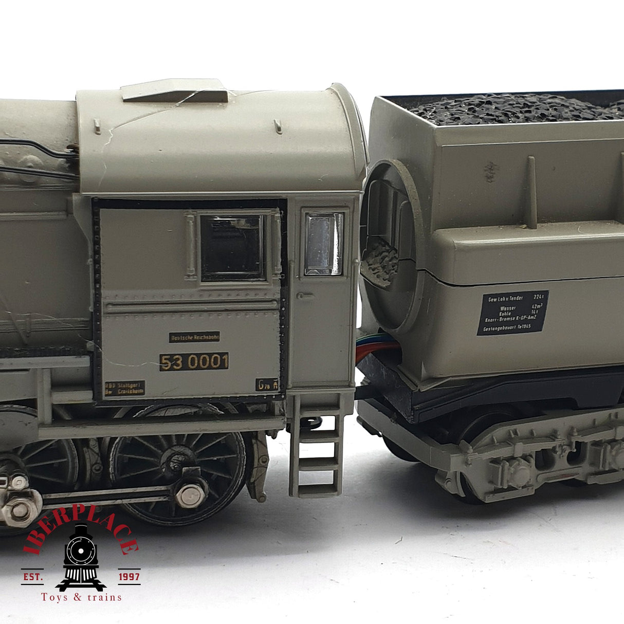 ♻️ 2 mano - Märklin 3302 Locomotora BR 53 0001 DR H0 escala 1:87 EH09