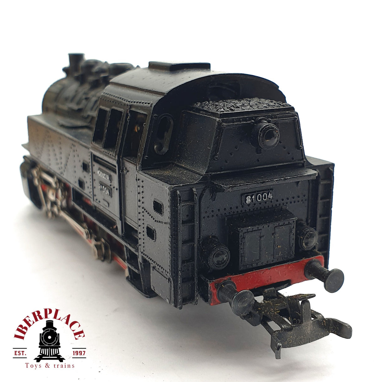 ♻️ 2 mano - Märklin 3032 Locomotora 81004 Negra H0 escala 1:87 EH09