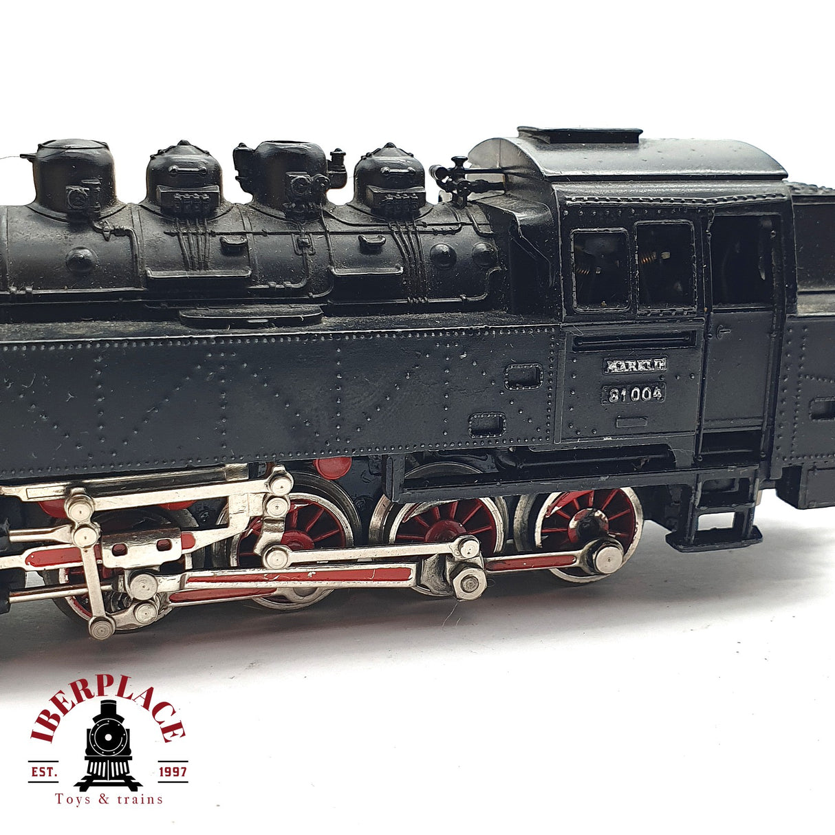 ♻️ 2 mano - Märklin 3032 Locomotora 81004 Negra H0 escala 1:87 EH09