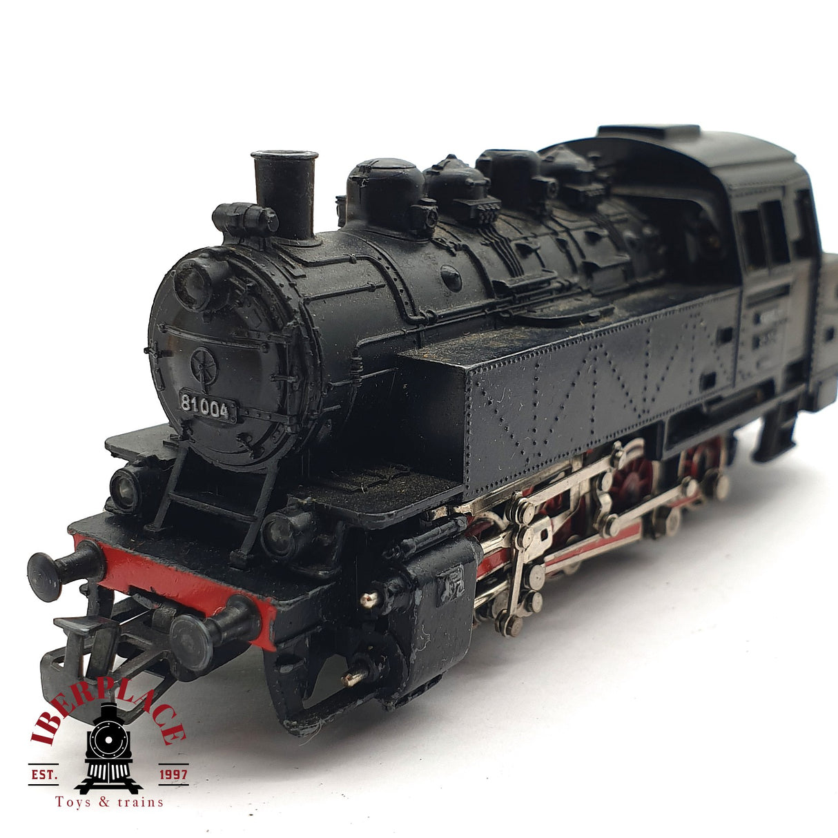 ♻️ 2 mano - Märklin 3032 Locomotora 81004 Negra H0 escala 1:87 EH09