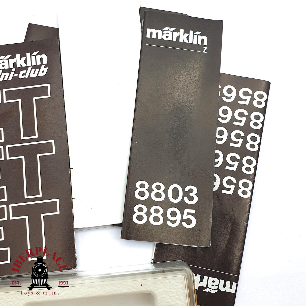 ♻️ 2 mano - Märklin cajas vacias para vagones e instrucciones Z escala 1:220 EZ07