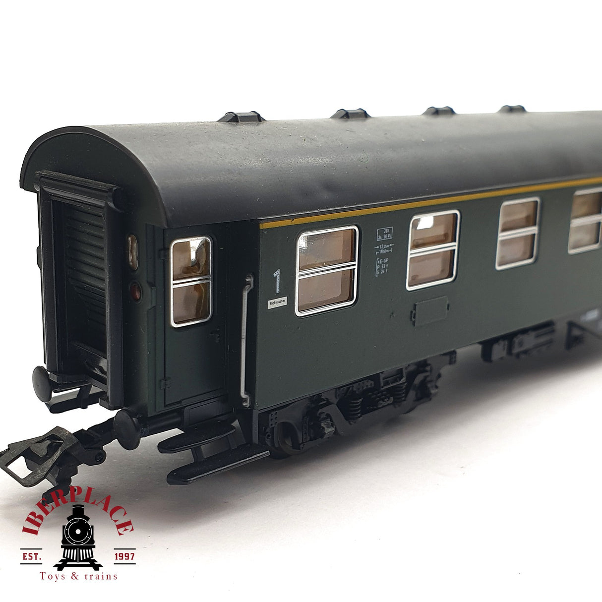 ♻️ 2 mano - AC Roco 4255 vagón pasajero DB clase 1-2 H0 escala 1:87 EZ07