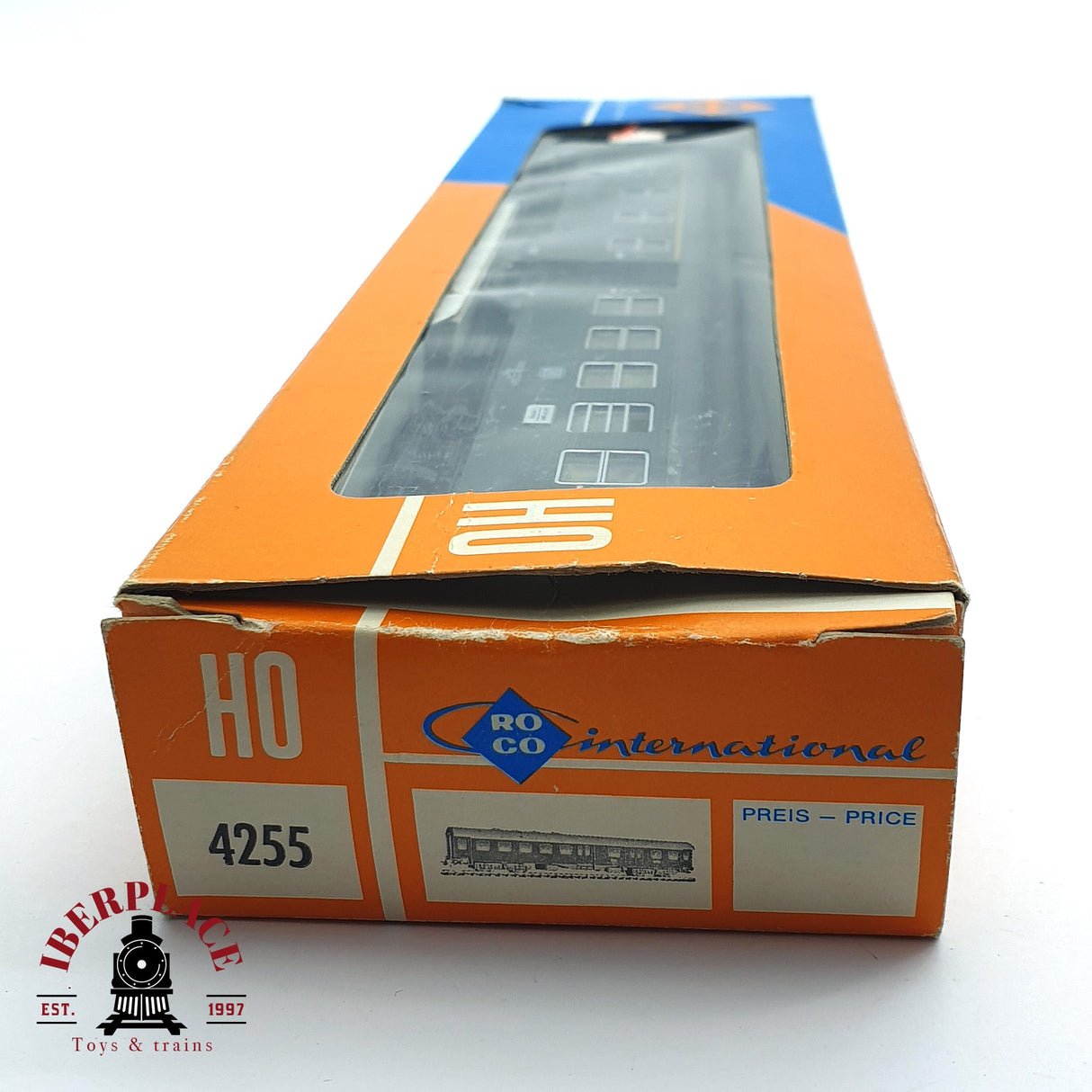 ♻️ 2 mano - AC Roco 4255 vagón pasajero DB clase 1-2 H0 escala 1:87 EZ07