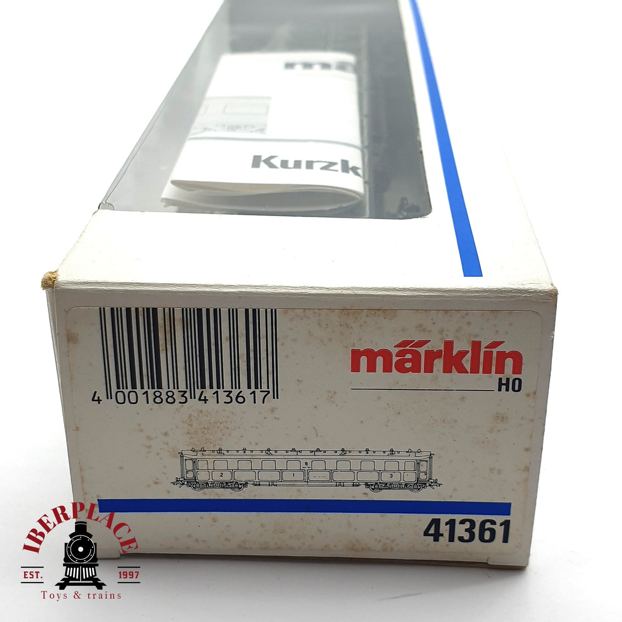 ♻️ 2 mano - Märklin 41361 vagón pasajero Berlin clase 2-3 H0 escala 1:87 EZ07