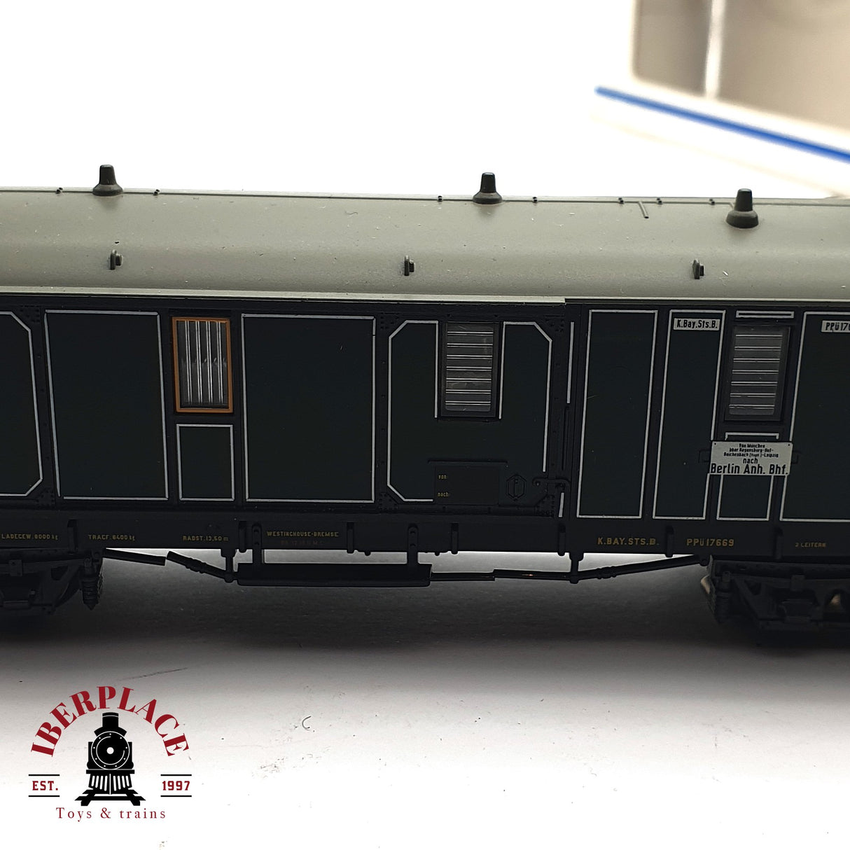 ♻️ 2 mano - Märklin 41371 vagón equipajes Berlin K.Bay.Sts.B H0 escala 1:87 EZ07 2/2