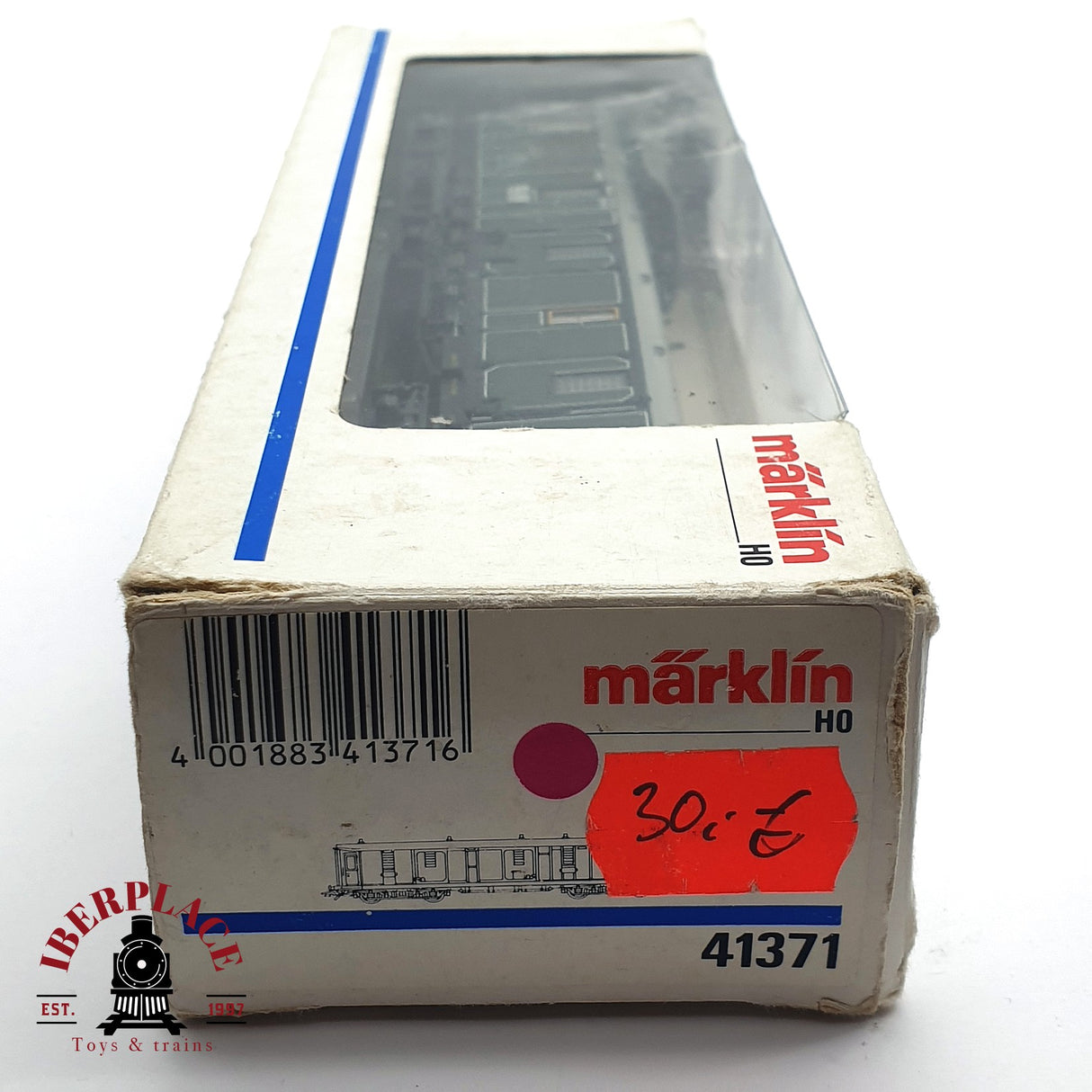 ♻️ 2 mano - Märklin 41371 vagón equipajes Berlin K.Bay.Sts.B H0 escala 1:87 EZ07 2/2