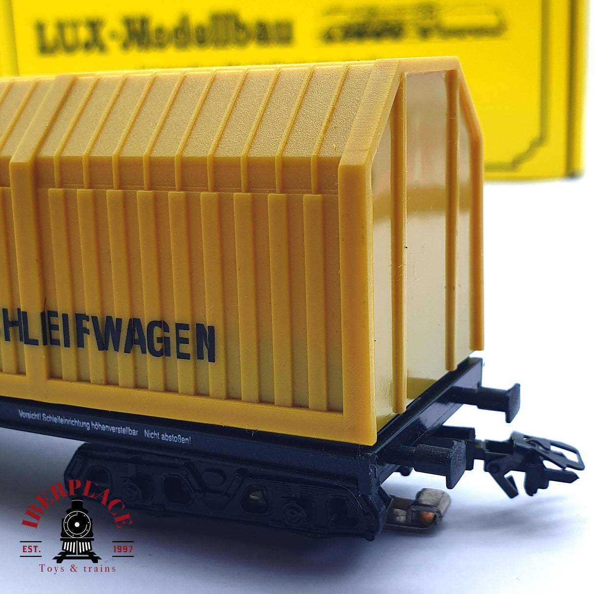 ♻️ 2 mano - AC Lux Modellbau 9130 vagon limpia vias H0 escala 1:87 EZ07