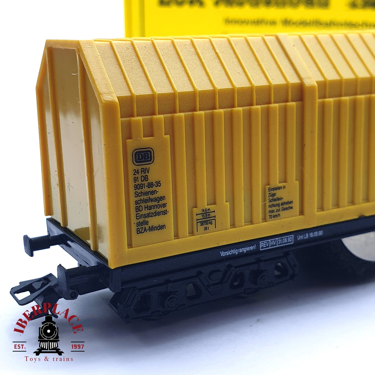 ♻️ 2 mano - AC Lux Modellbau 9130 vagon limpia vias H0 escala 1:87 EZ07