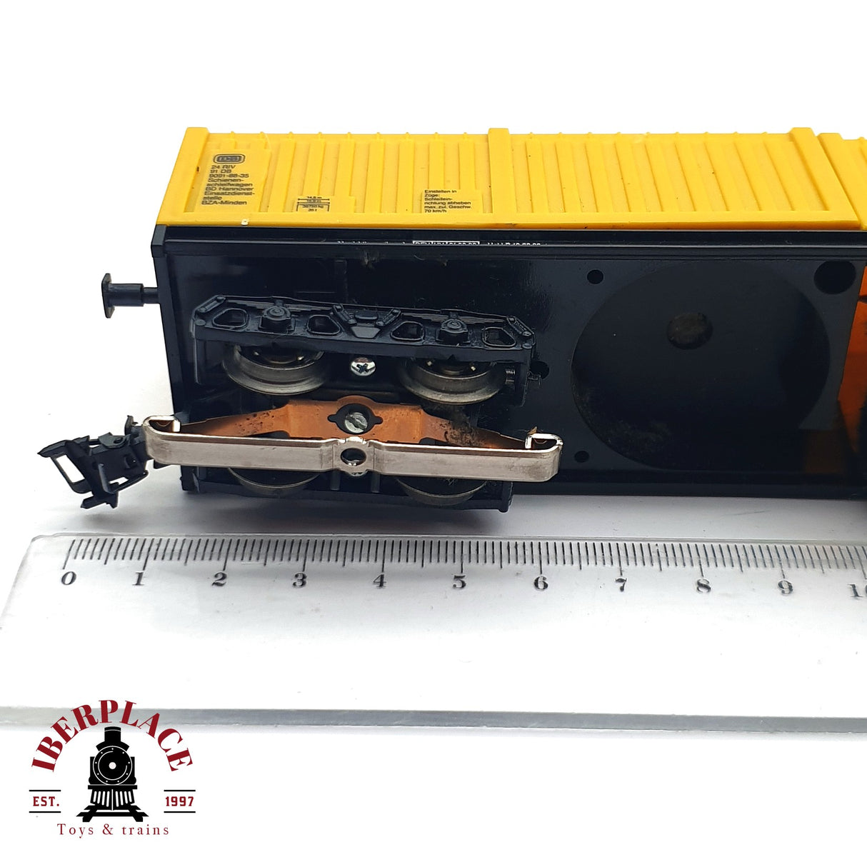 ♻️ 2 mano - AC Lux Modellbau 9130 vagon limpia vias H0 escala 1:87 EZ07