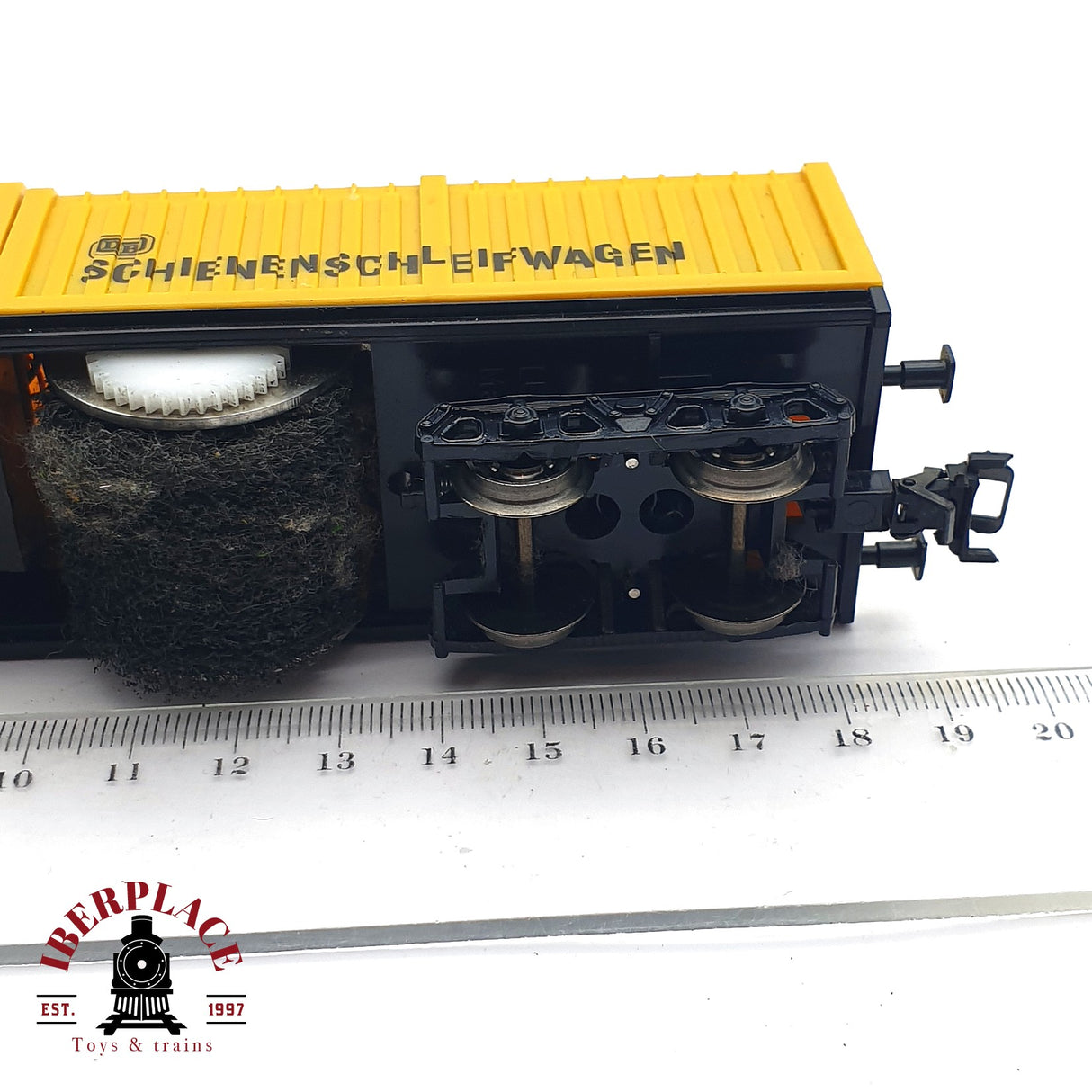 ♻️ 2 mano - AC Lux Modellbau 9130 vagon limpia vias H0 escala 1:87 EZ07